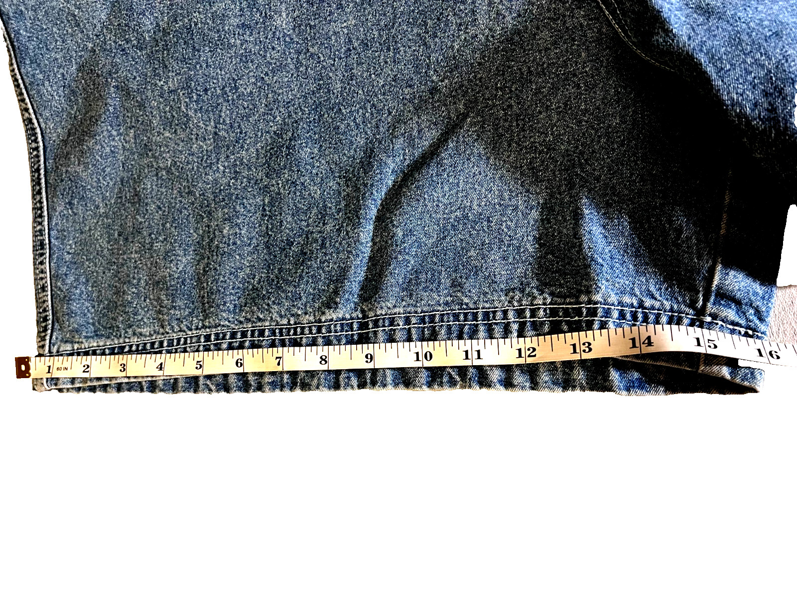 Revolt Ladies Vintage Medium Wash "Bareback" Shorts SIZE 22