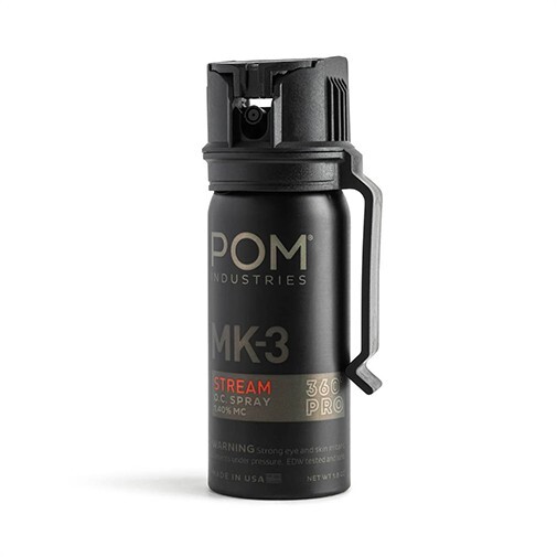 POM MK3 Professional Pepper Spray - Maximum Strength OC Spray (Up to 18 Ft.)