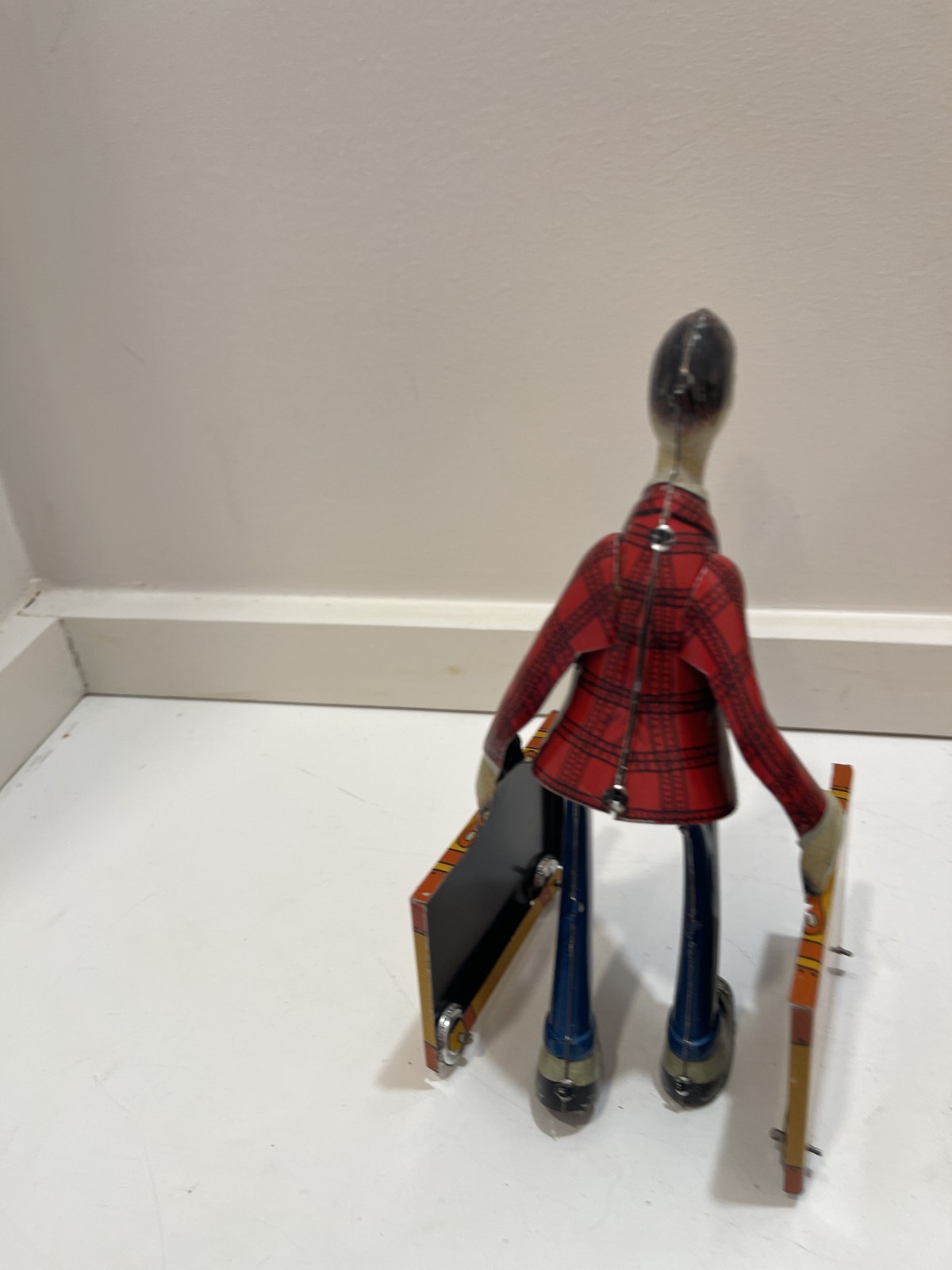 Paya Student 1932 Reproduction Vintage Wind-Up Maletero Jaguete Ref 852 w/Box