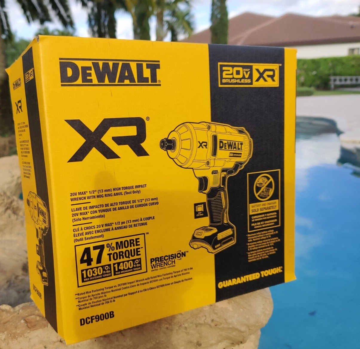 DEWALT DCF900B 20V 1/2 IN IMPACT WRENCH BRUSHLESS WITH HOGS RING ✅SEALED NEW ✅