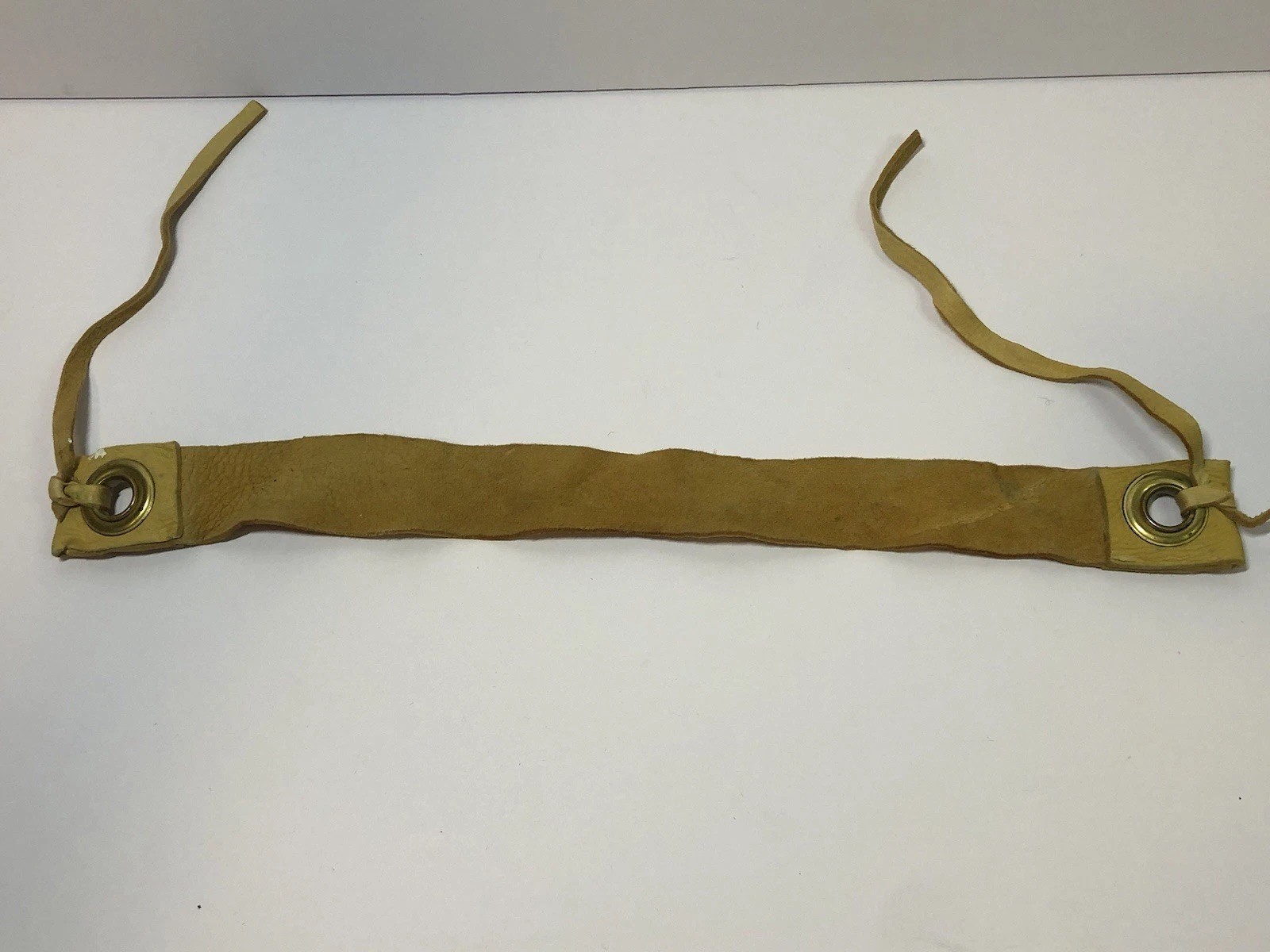 Vintage Native American Leather Headband Hand Made & Painted Tribe History