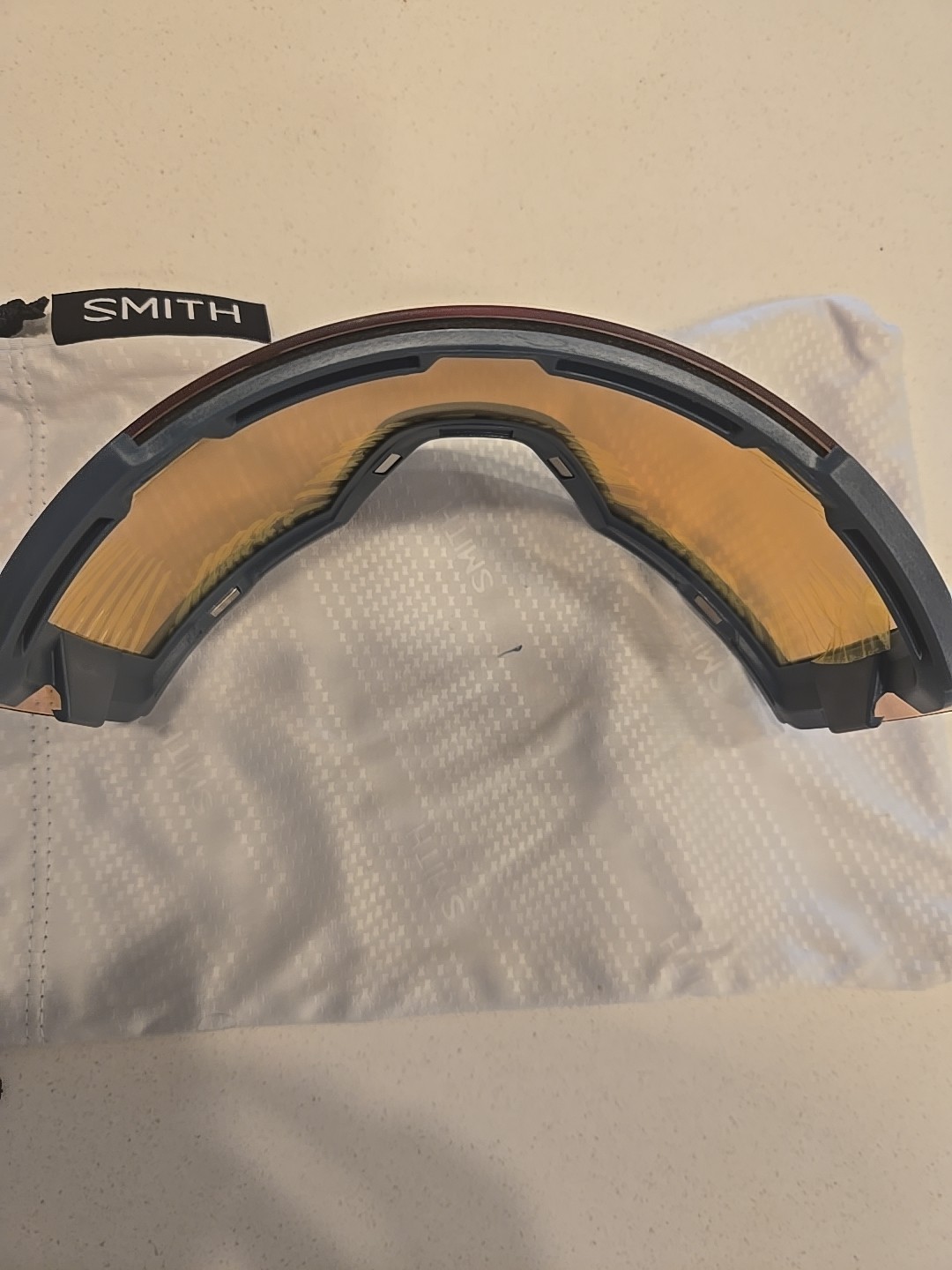 New Smith I/O XL Mag French Navy Mod Goggle Chromapop Storm Rose Flash Lens