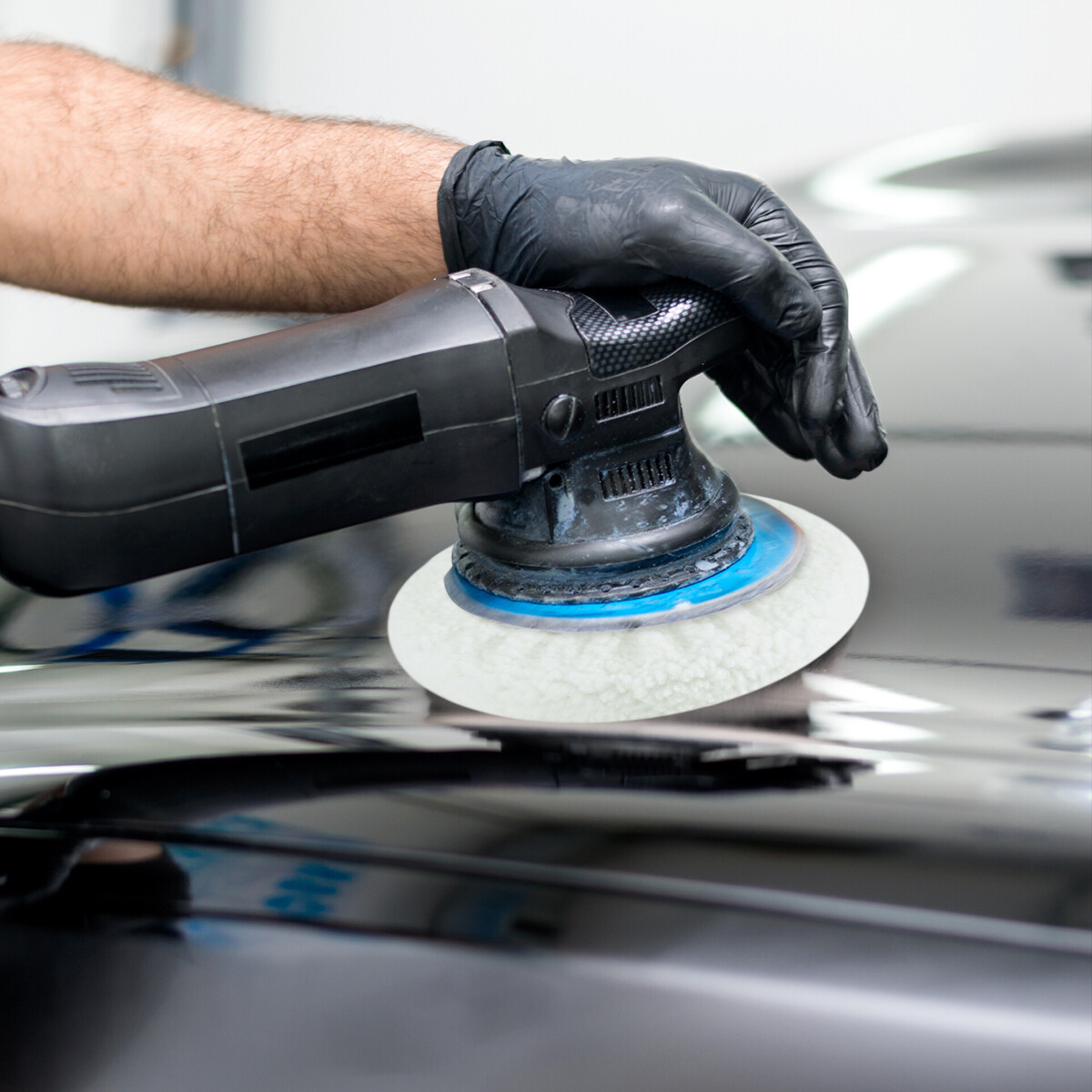 6PCS Polishing Bonnet Buffer Pads Soft Wool for 5-6" 7-8" 9-10" Car Polisher US