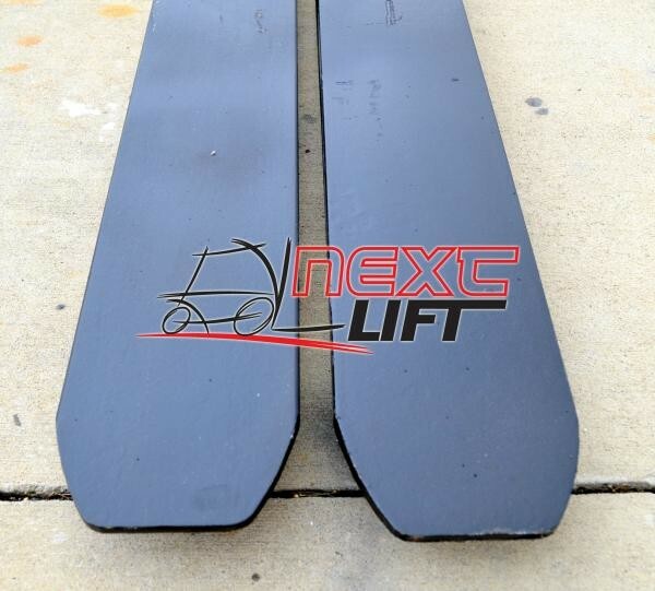 NEW CLASS III 3 8 FT FORKS 2" X 6" X 96" (PAIR) FORKLIFT FORK FOOT