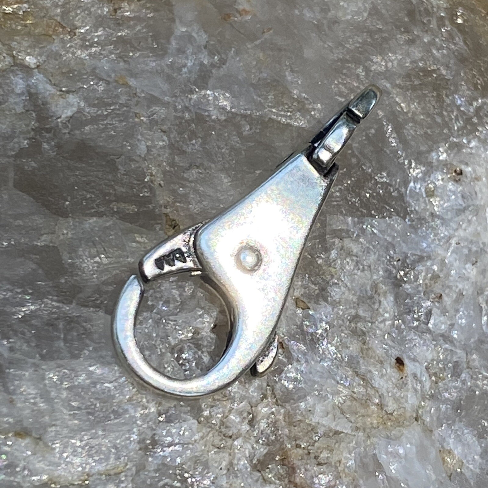 Trollbeads Plain Lock #10111 Sterling Silver Designer Lise Aagaard Authentic