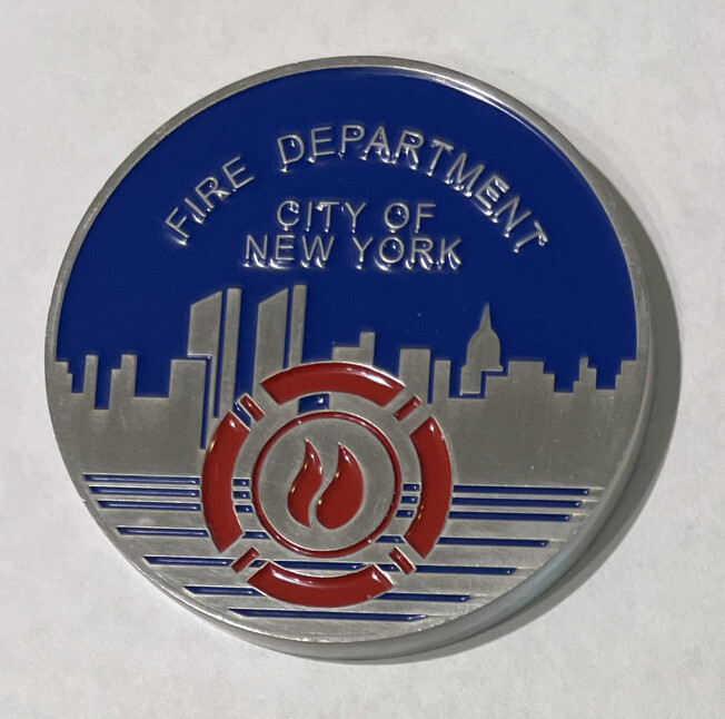 FDNY Fire Department Of New York Ladder 8 Tribeca Ghostbusters Challenge Coin
