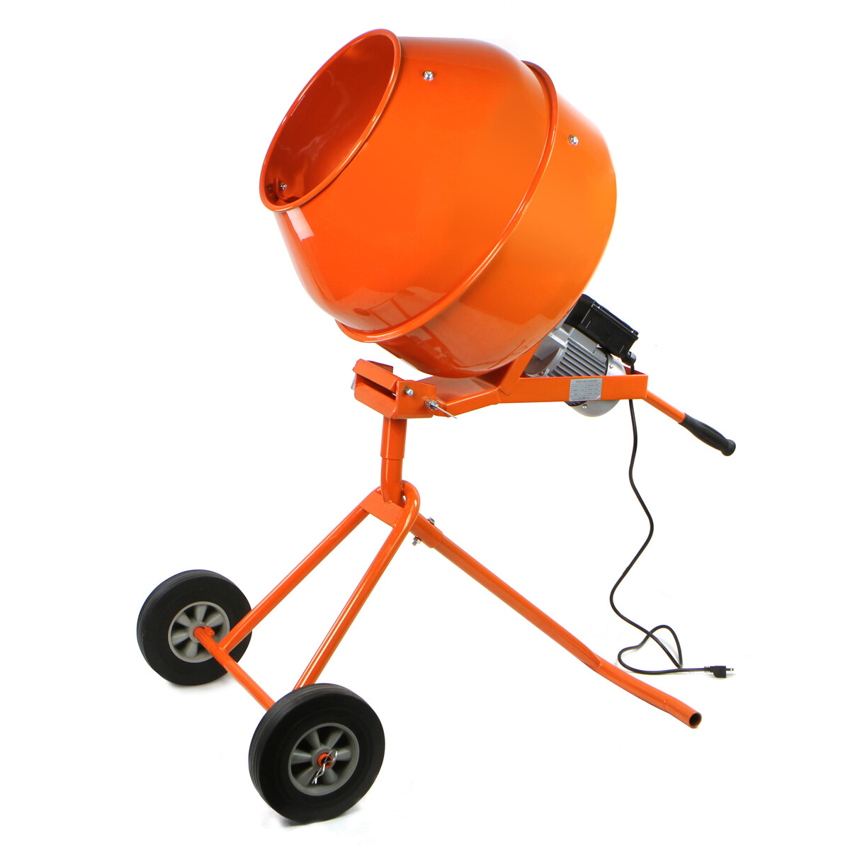Stark USA Portable 5.0 Cu Ft Electric Cement Mixer Stucco Mortar Concrete 1/2HP