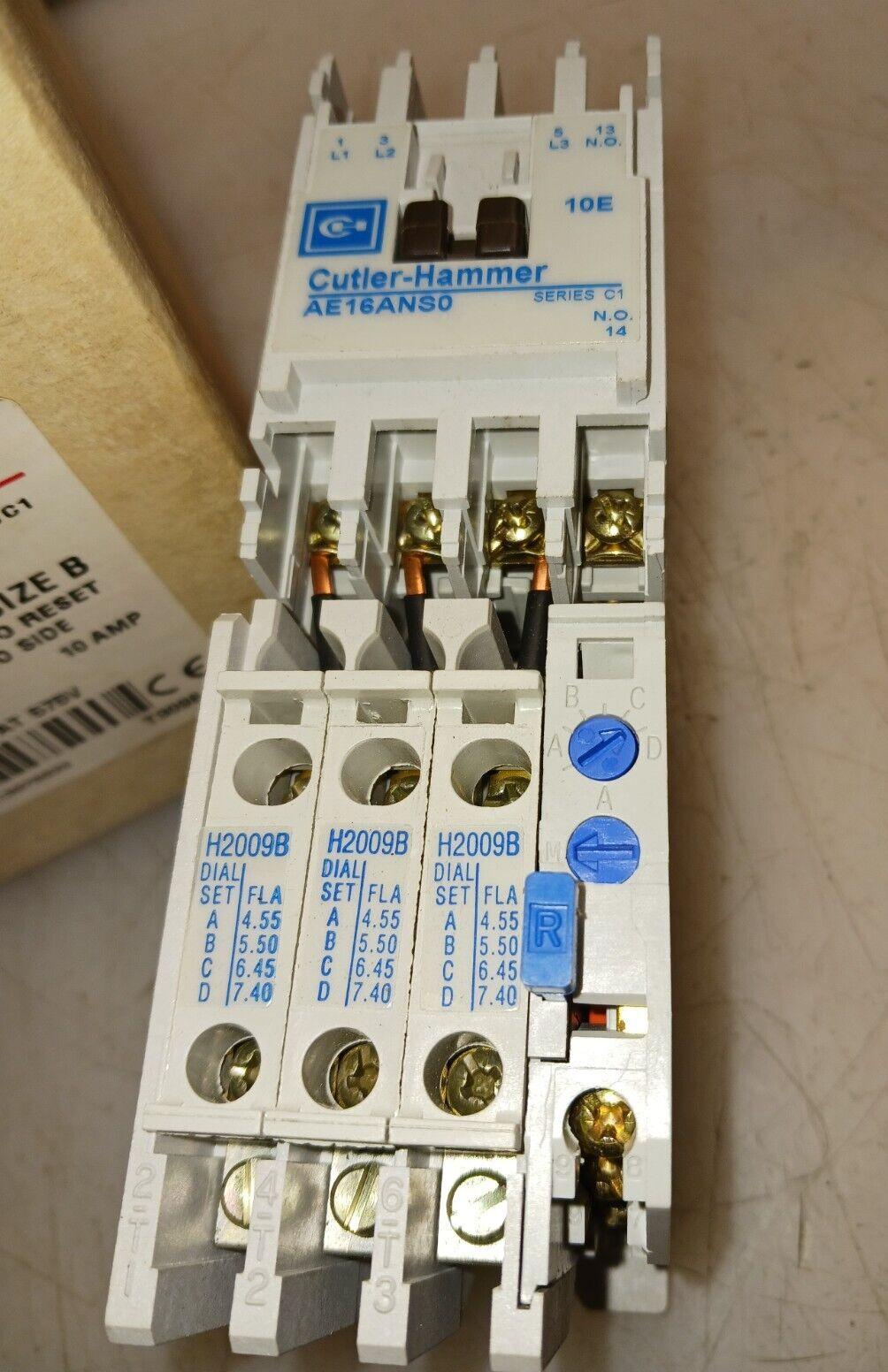 NEW CUTLER HAMMER AE16ANS0AC MOTOR STARTER COIL 120 VAC 3 HP 7 AMP