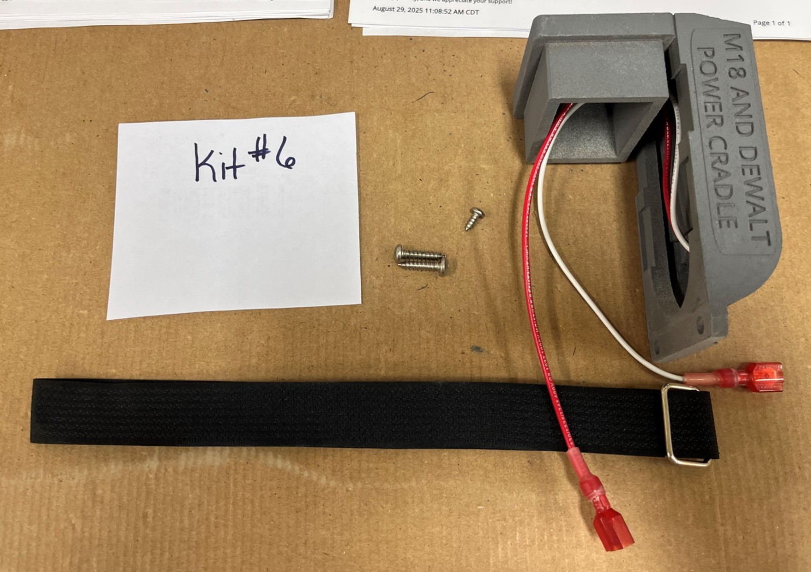 ADAPTER ONLY, Run Your 22" Towmate Using Your Milwaukee or DeWalt Battery