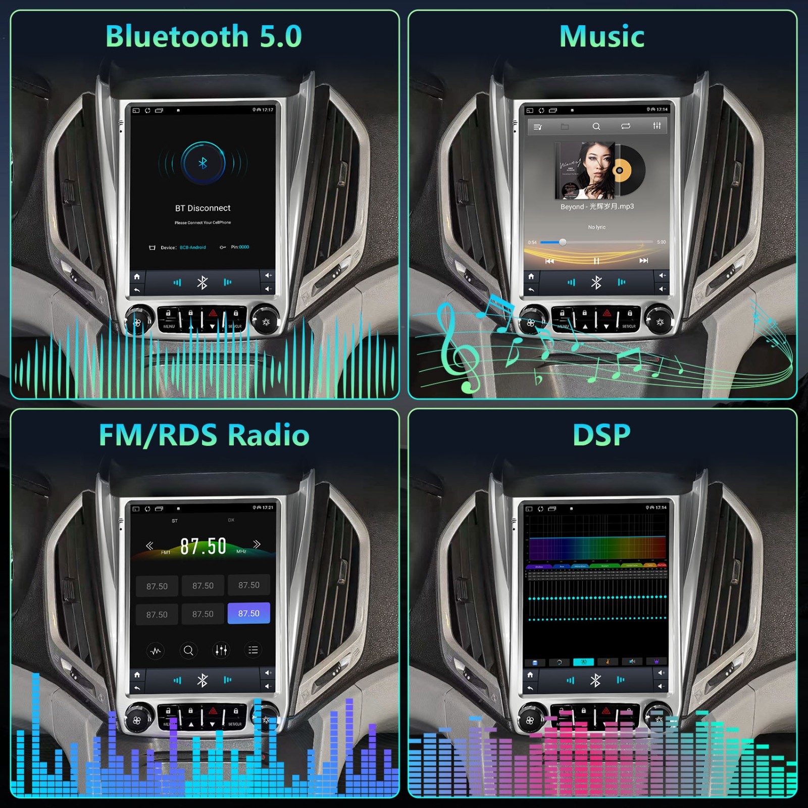 9.7" Car Radio Fits Chevrolet Equinox 2010- 2017 GPS Navi Player Stereo Android