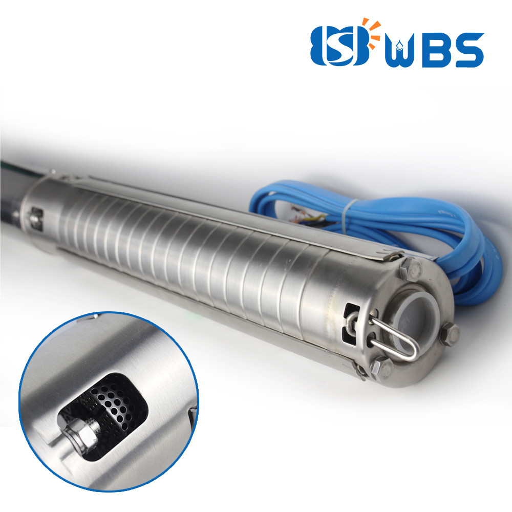 4" AC/DC Deep Bore Well Solar Water Pump 3KW 4HP Submersible 380V 300m Inverter