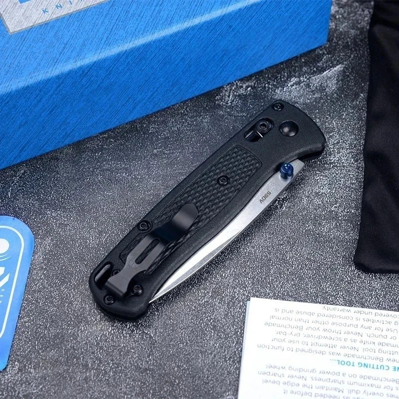 Benchmade - Bugout 535 EDC knife, equipped with black CF-Elite handle USA