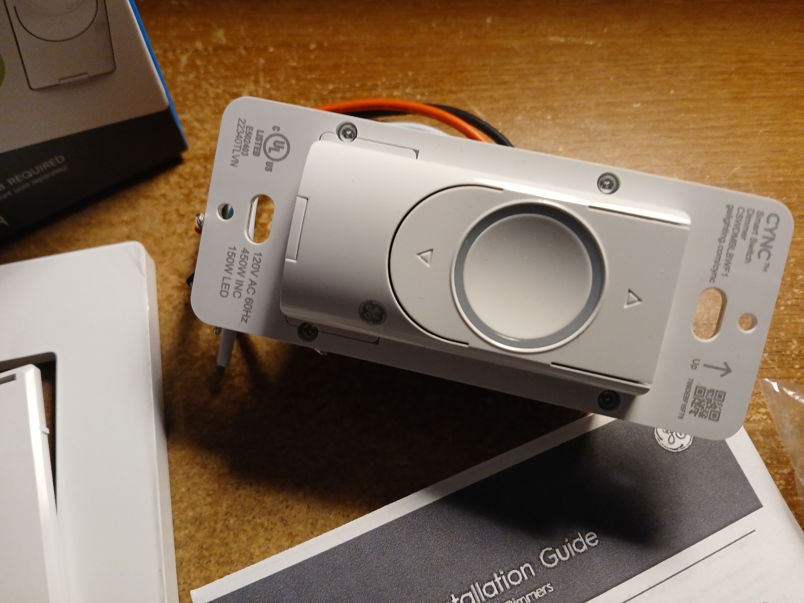 GE Cync Dimmer Smart Switch Requires Neutral Wire Works W/Google/Alexa-Open Box