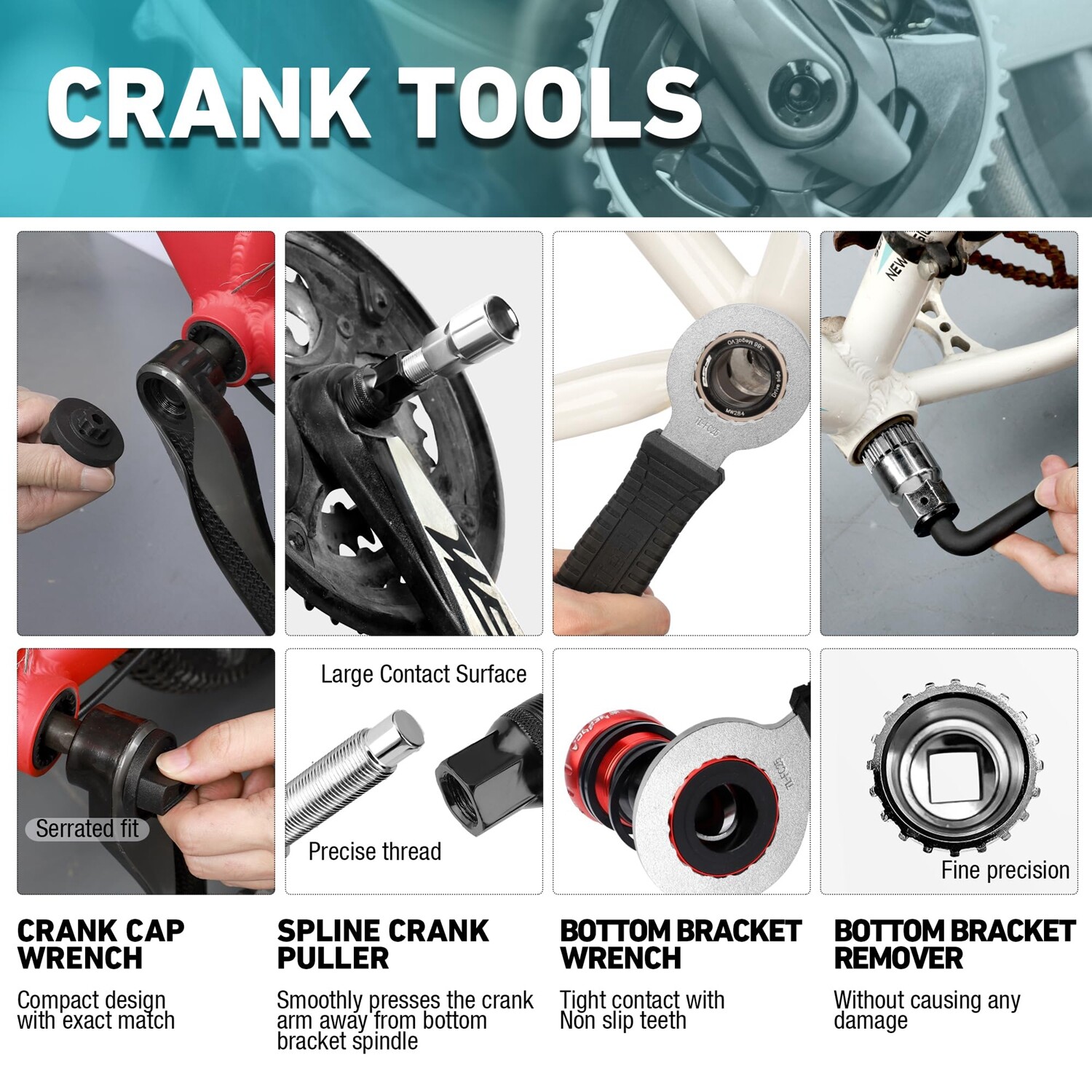 DURATECH 41PCS Bicycle Tool Kit Bike Tool Kit w/Storage Box Bike Repair Tool Kit