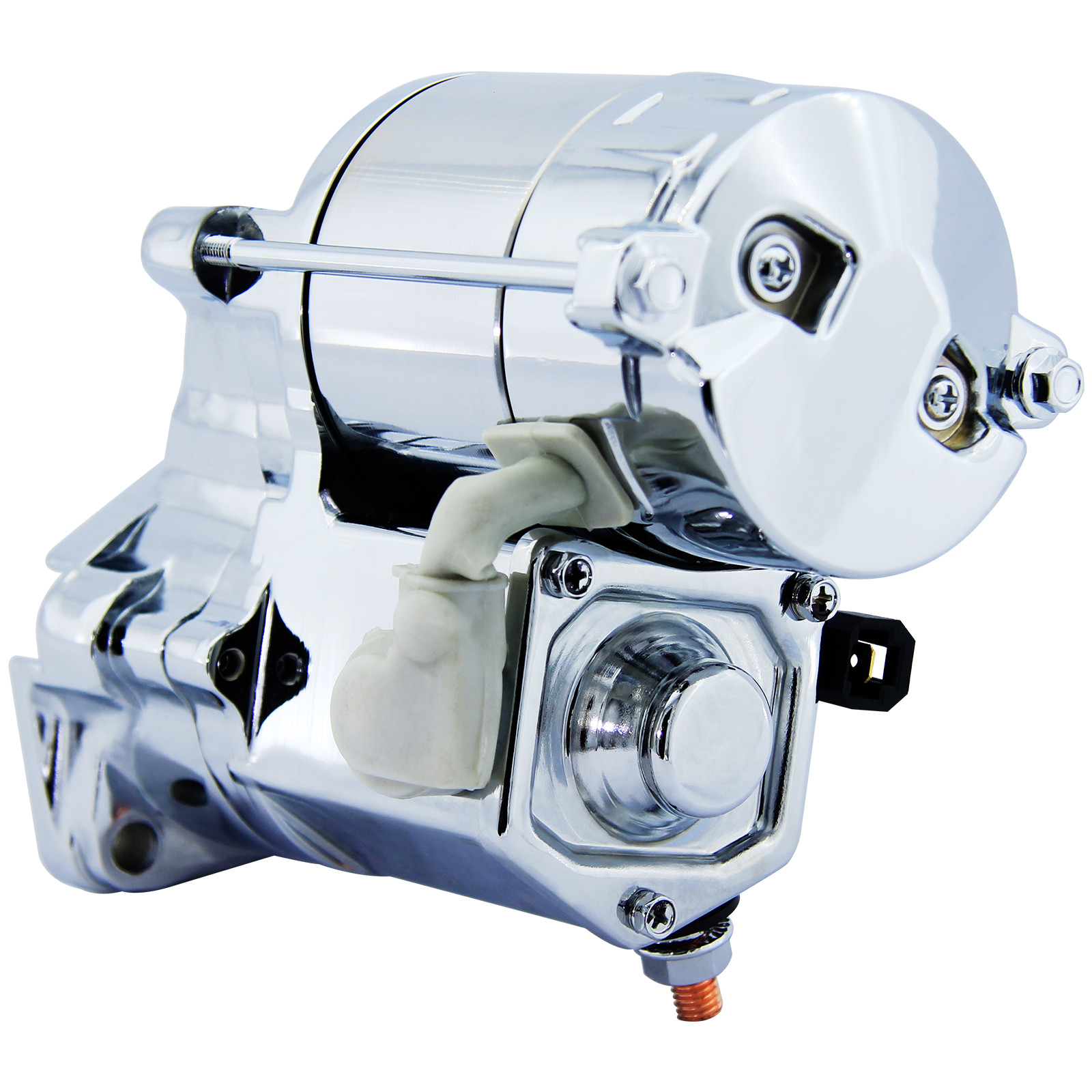 CHROME MOTORCYCLE STARTER FOR 94-06 HARLEY DAVIDSON 31553-94/A 31559-99A