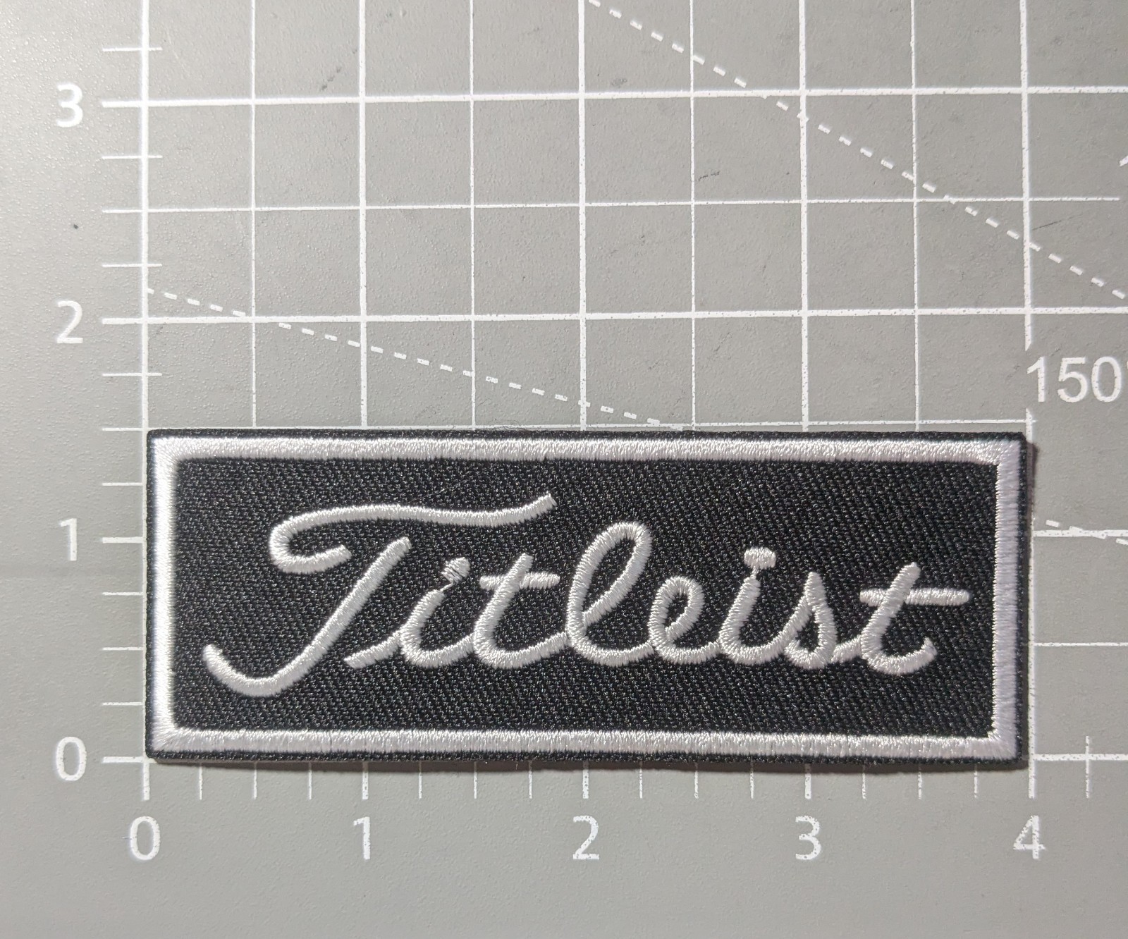 Titleist Golf Fan Patch Sports Embroidered Iron On Badge 1.5x4"