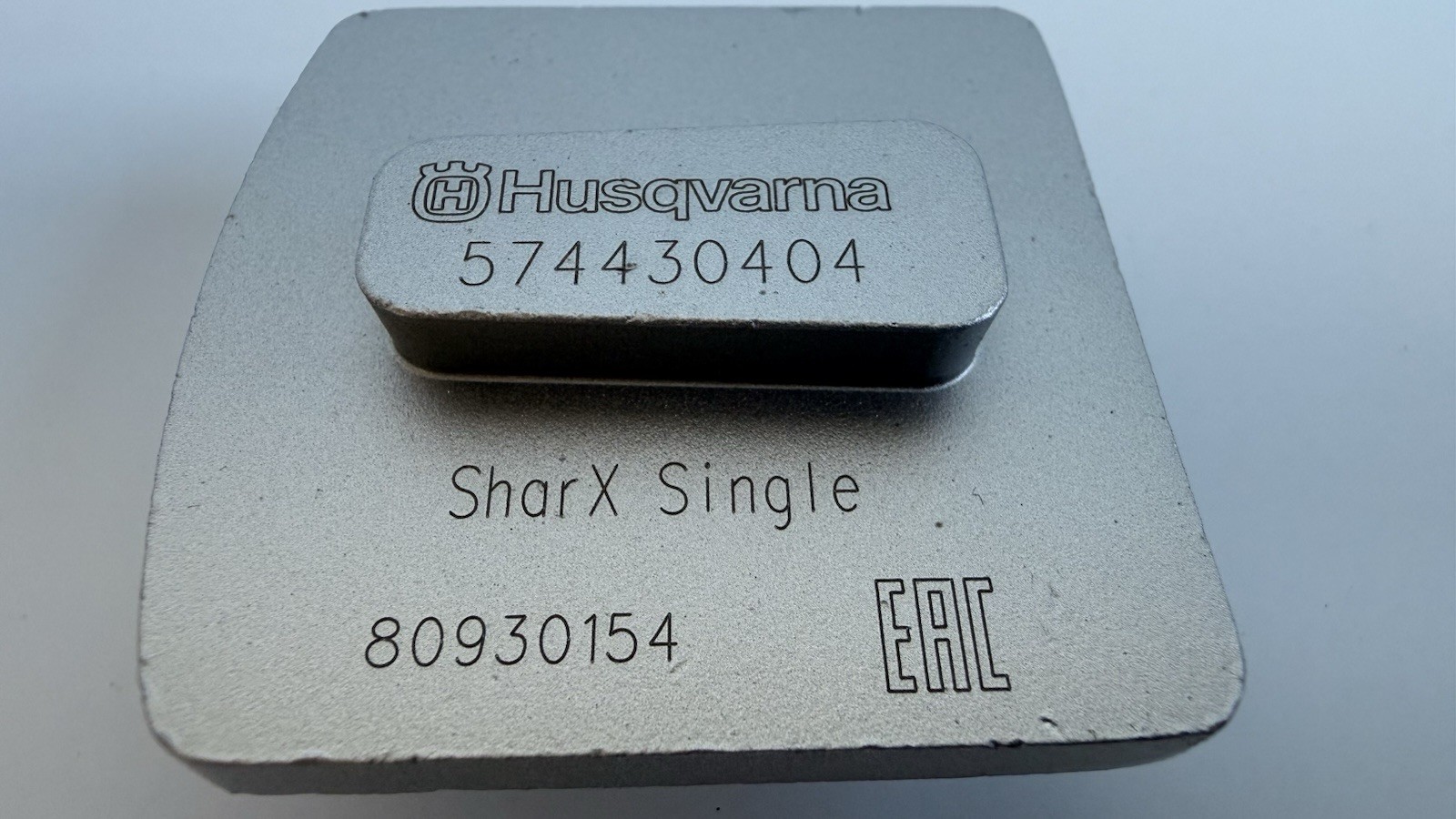 Lot of 3 Husqvarna 574430402 Sharx Single Diamonds for Hard Concrete 3 pack of 3