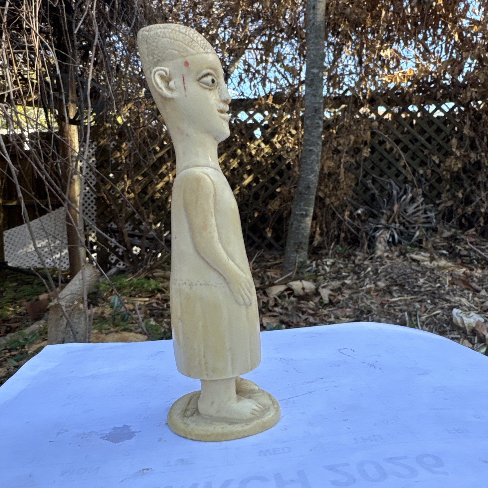 African Sculpture.130 Years Old   6.6 Inches Tall