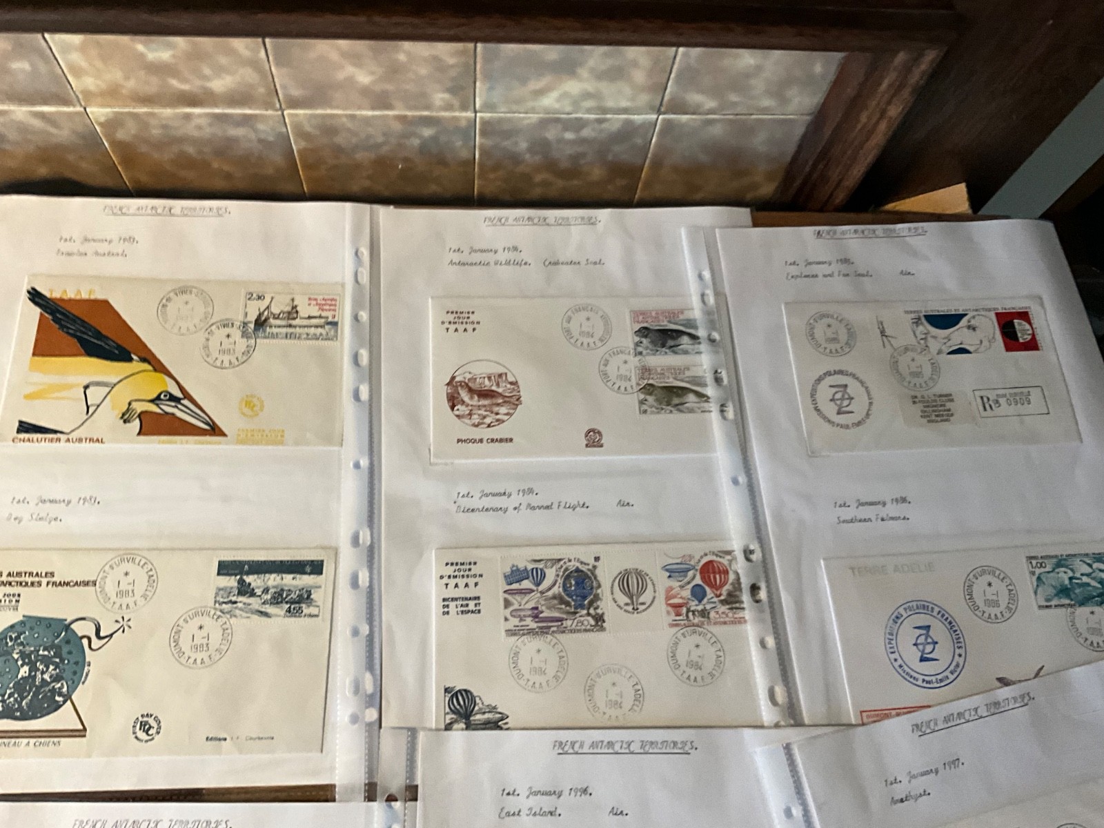 French Antarctic Territory fdc large lot 103 covers h13