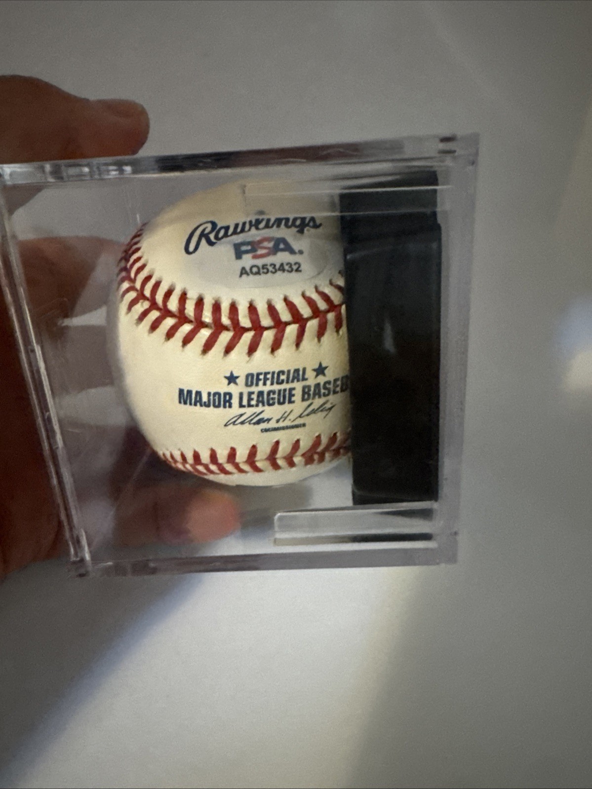 Derek Jeter Signed Autographed Game Used MLB Ball PSA COA (Case Included)