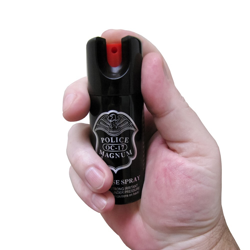 Police Magnum 2 Pack 2oz Pepper Spray with UV Dye Twist Lock