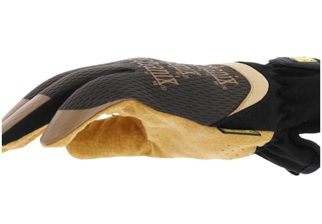 TWO PAIR Mechanix Wear Durahide Leather FastFit Work Glove Elastic Cuff LARGE