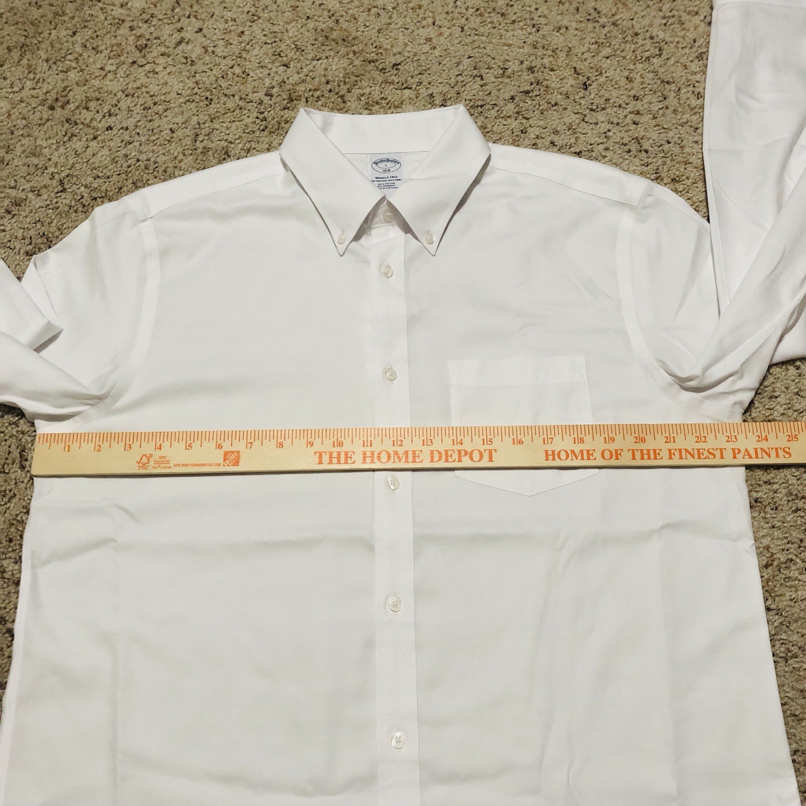 Brooks Brothers Original Polo Shirt Men's Oxford White Pre-Owned