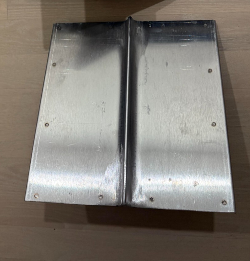 (1) Kraft Tool CC030 10 in. x 10 in. Stainless Steel Walking Seamer Groover