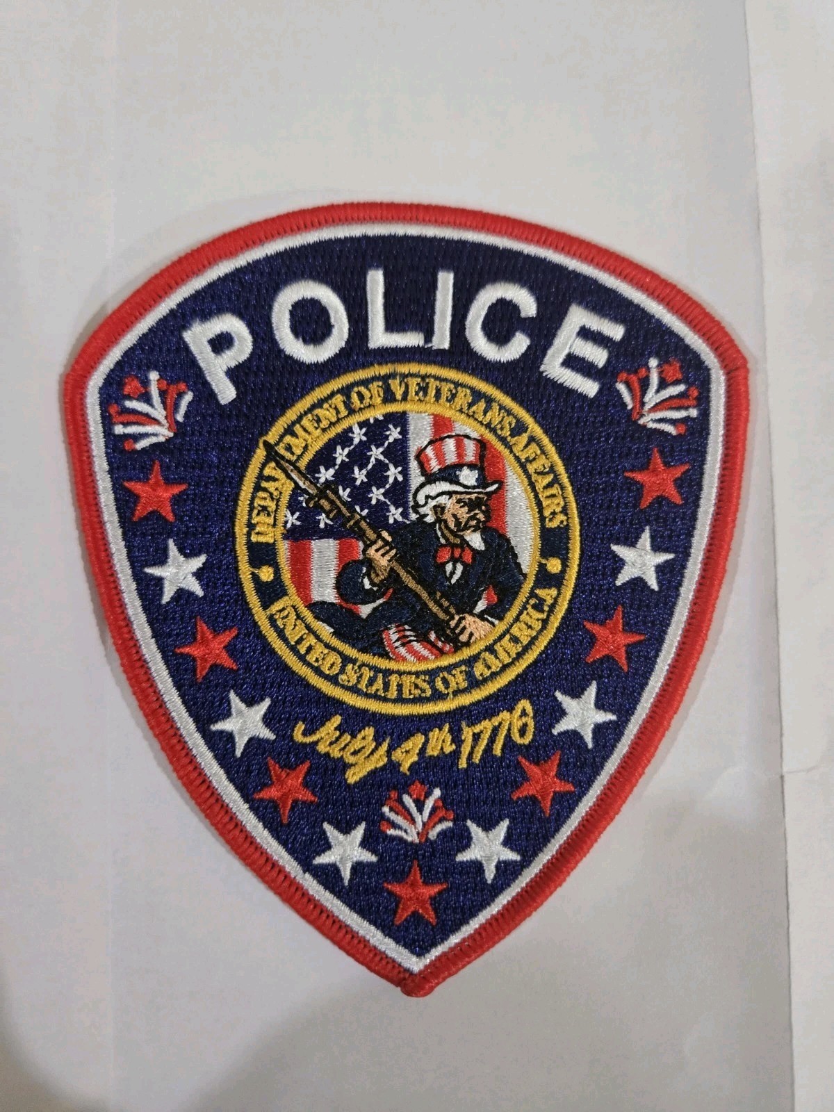 US Department of Veterans Affairs Police Officer Collectible Patches