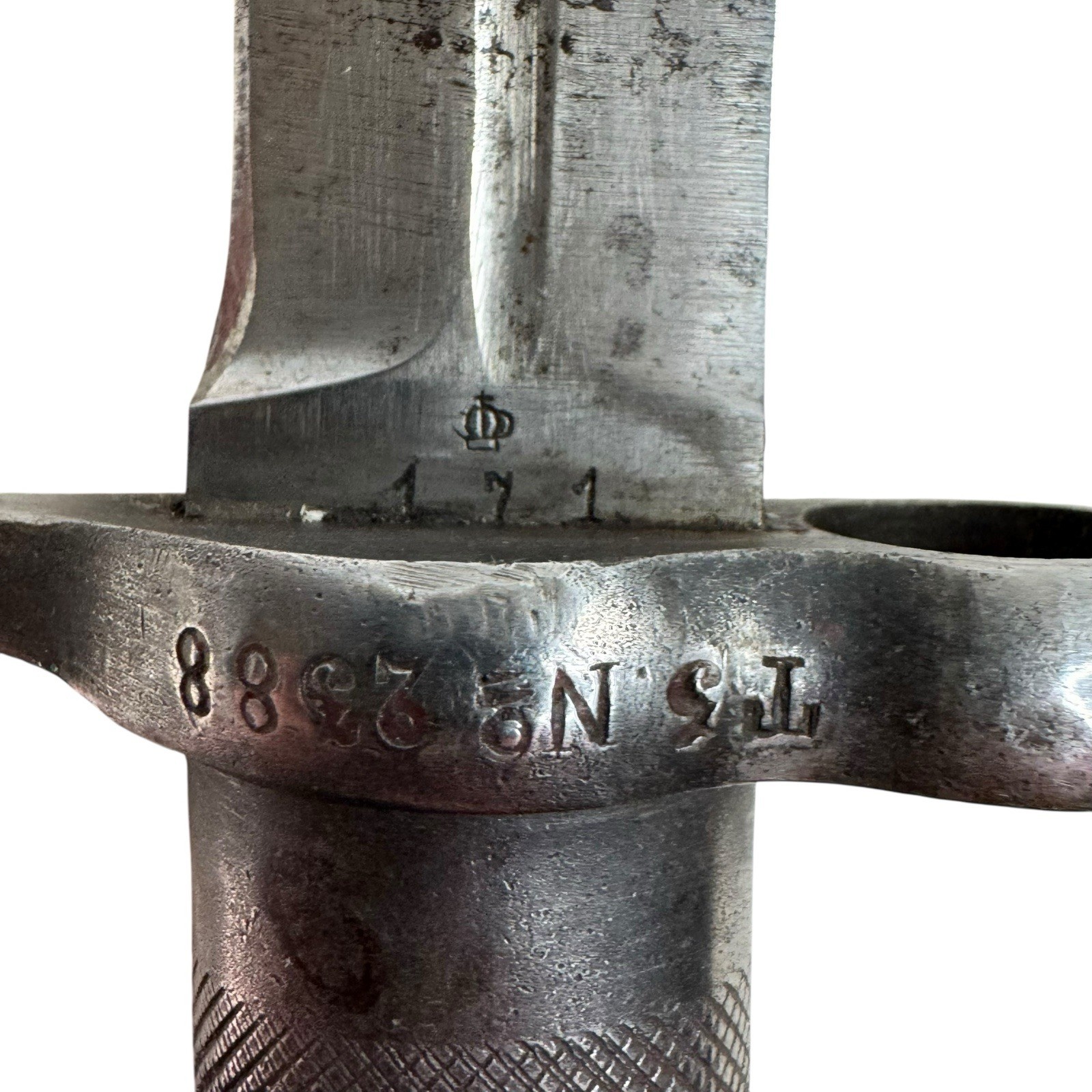 Swedish Military EJ AB #171 Mauser M/1896 Bayonet World War Knife & Scabbard