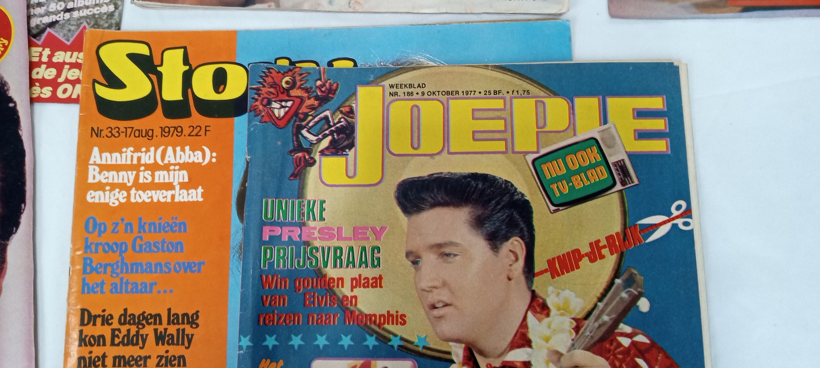 1977-1987 Elvis Presley French German Dutch vintage Magazines & Posters lot