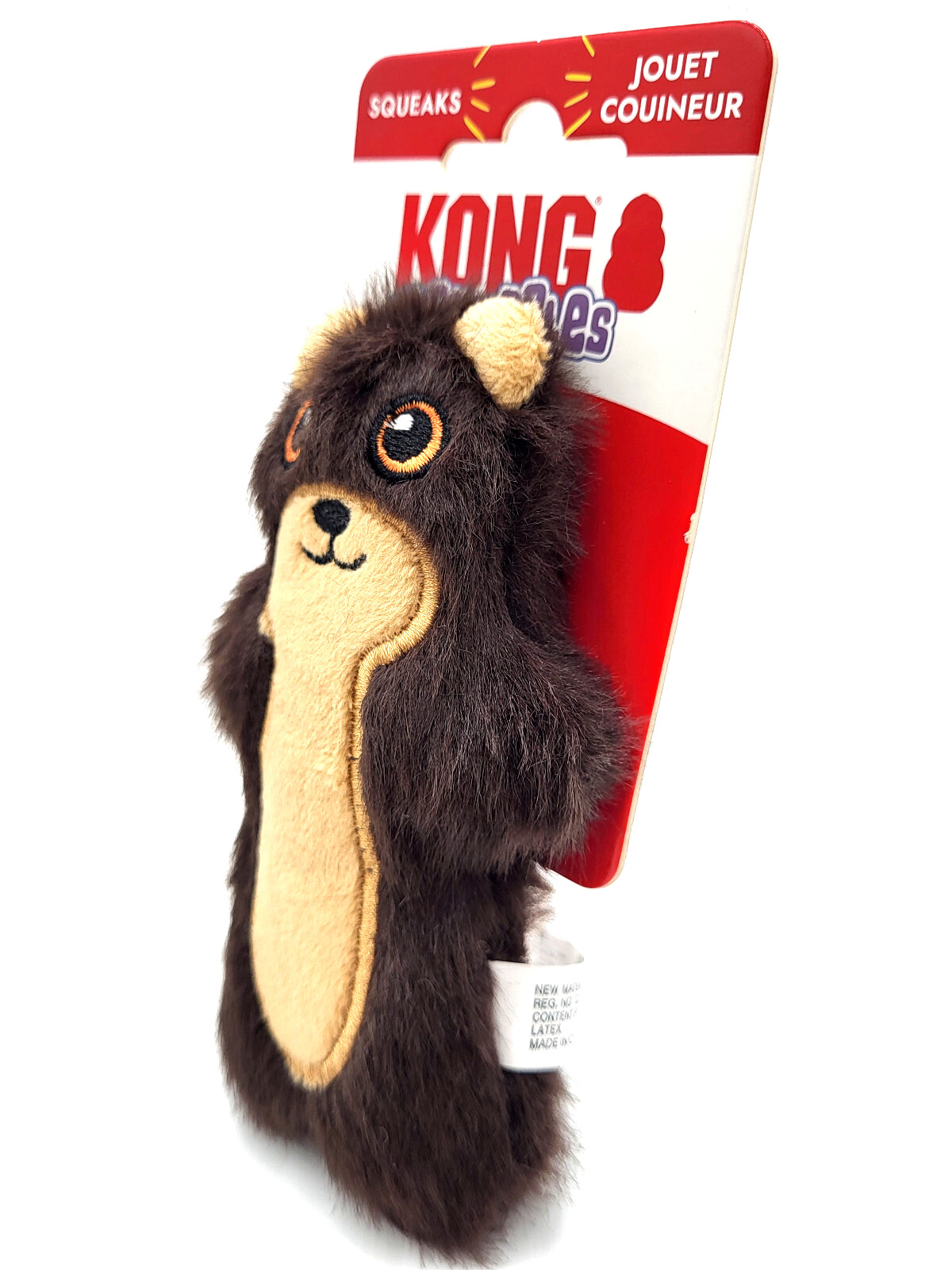 KONG Snuzzles Mini Otter XS Squeaky Comfort Toss & Play Dog Toy 4.75"