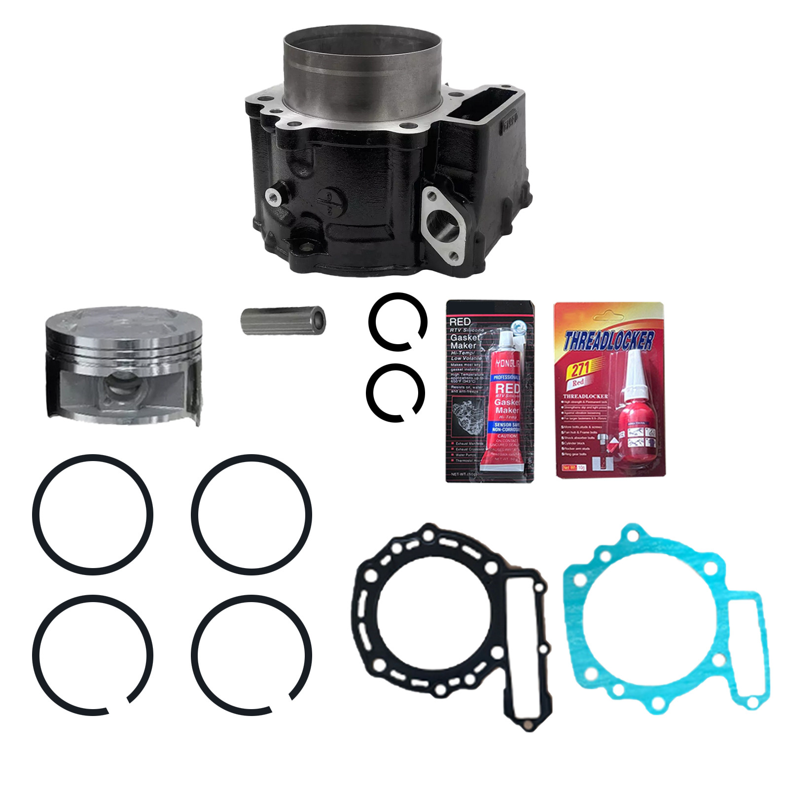 Fit for Kawasaki KLR 650 Motorcycle cylinder Parts 100mm Bore 4 Stroke Kit