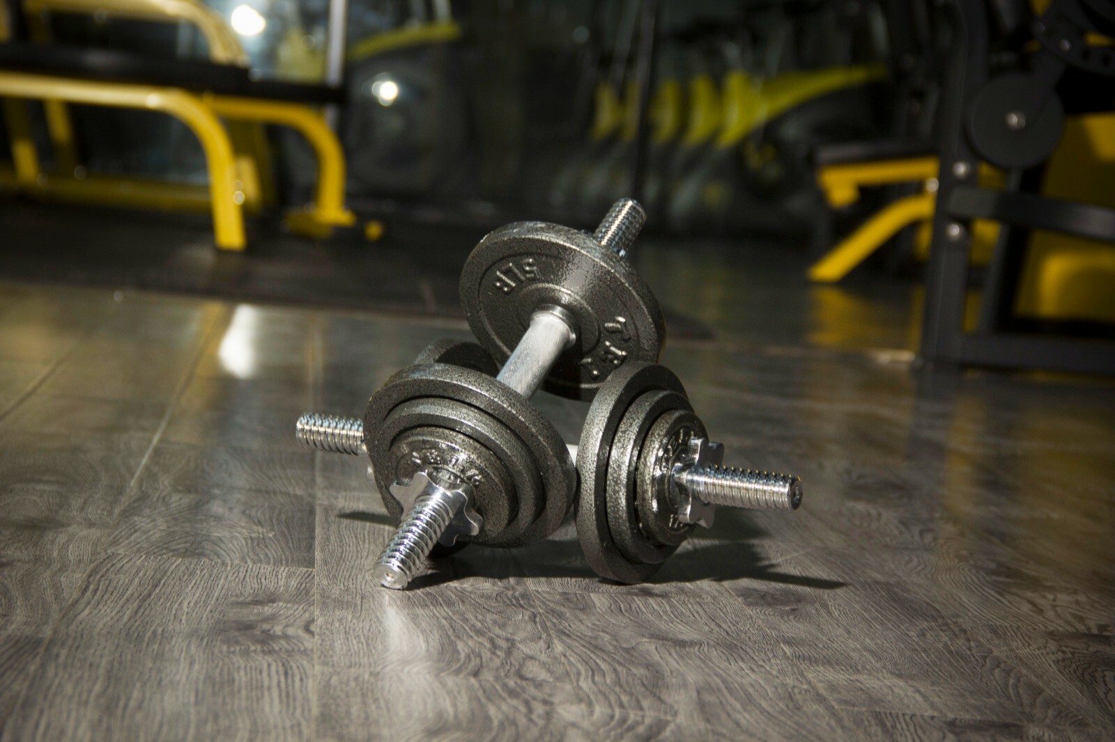 TELK Adjustable Dumbbells Cast Iron Weight Available for 45, 65, 105 and 200 LBS