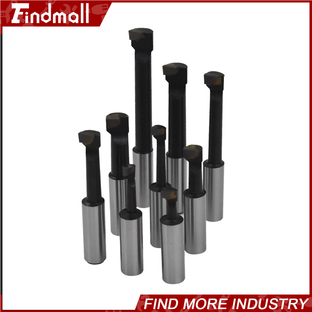9 PCS 1/2" BORING BAR SET CARBIDE TIPPED BARS 1/2" SHANK LATHE TOOL