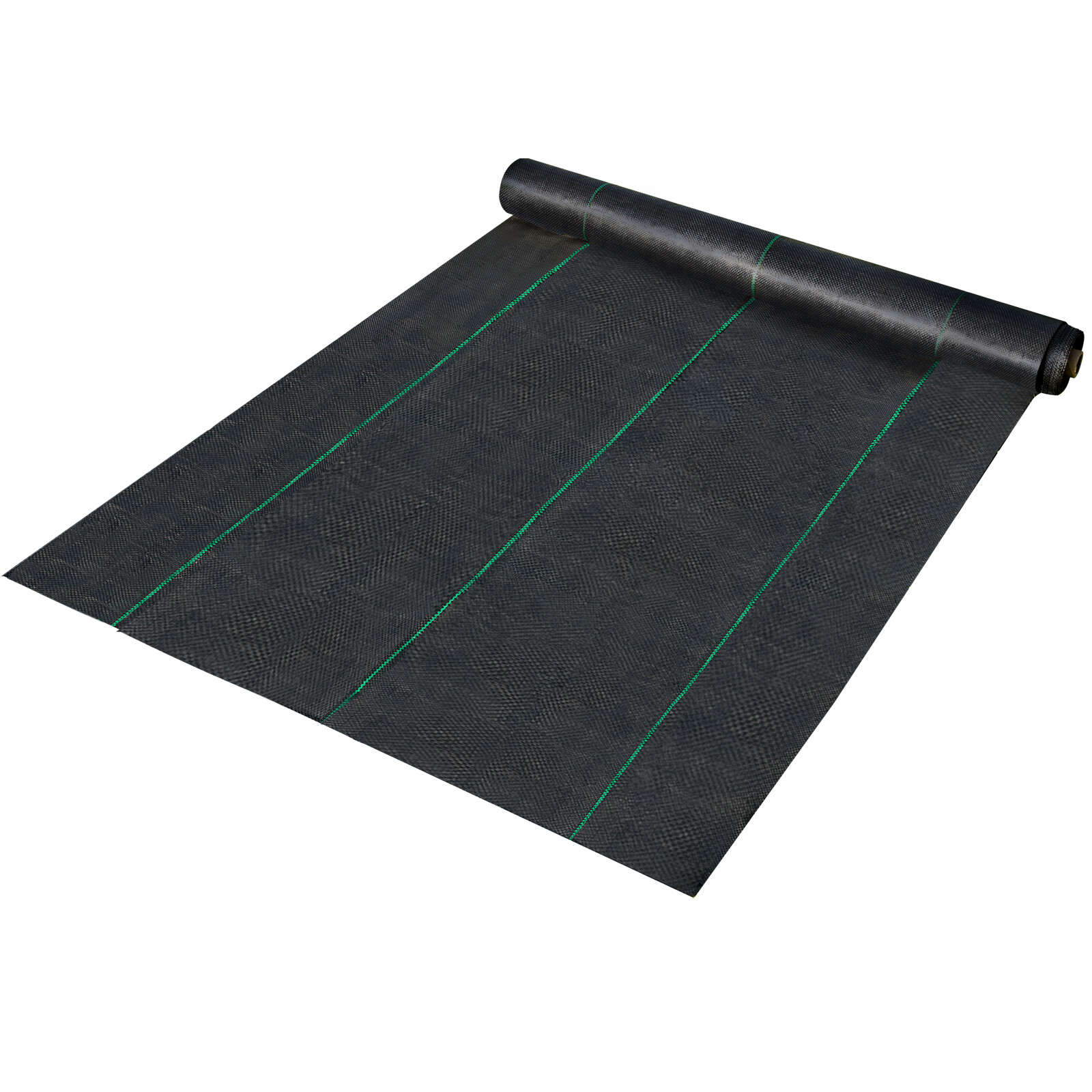 6x300 ft Weed Barrier Landscape Fabric 1.5Oz PP Woven Black Weed Barrier PRO