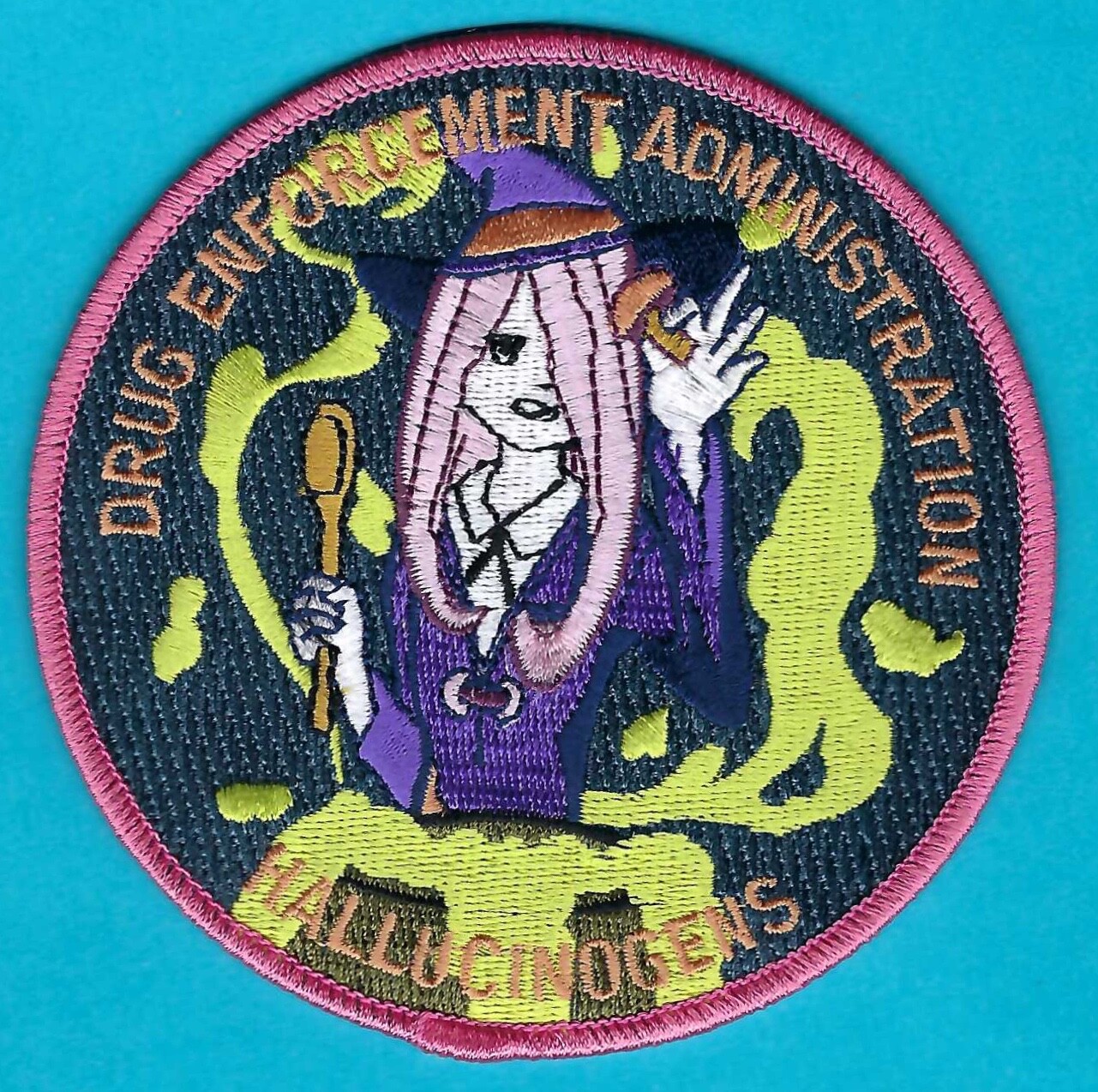 DEA DRUG ENFORCEMENT ADMINISTRATION HALLUCINOGENS INTELLIGENCE PATCH