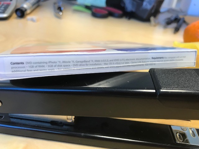 Mac Apple iLife 11 - 1 User Full Version MC623Z/A Macintosh DVD in sealed box