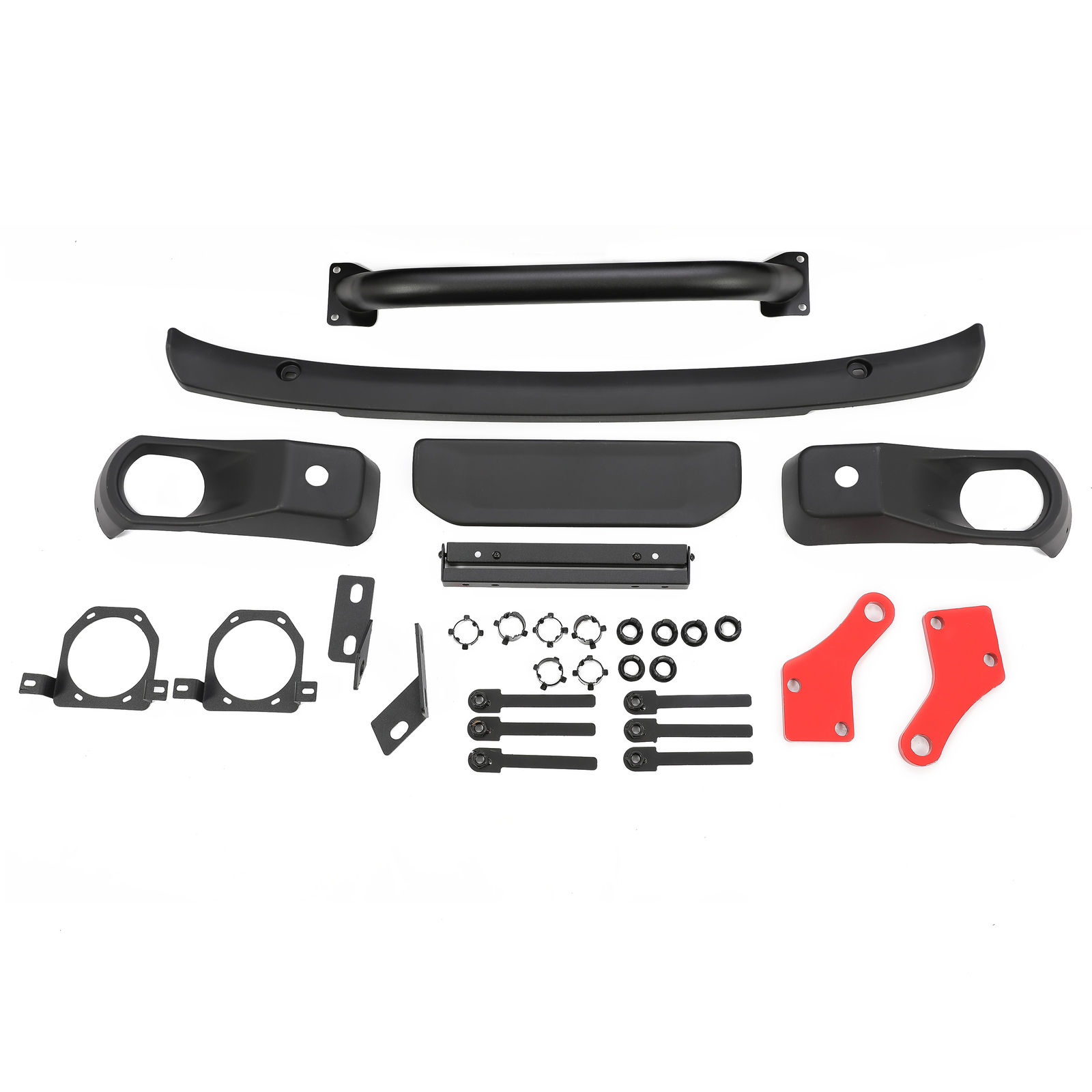 For Wrangler JL Rubicon / Gladiator 2018-2023 Steel Front Bumper Kit 10th Style