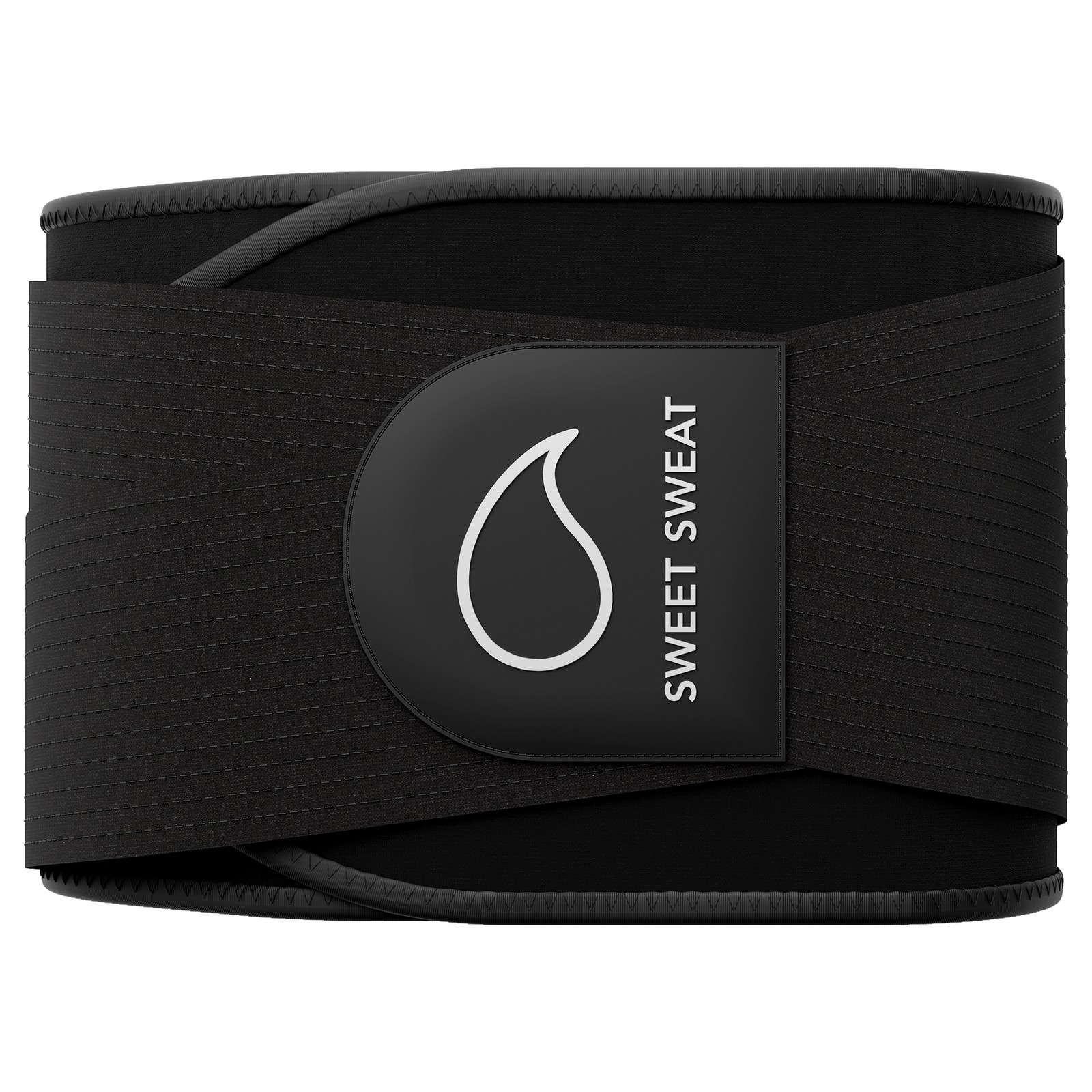 Sweet Sweat Waist Trimmer Pro - Black / White XL XXL (62 x 10.5") 3.5 - 4mm