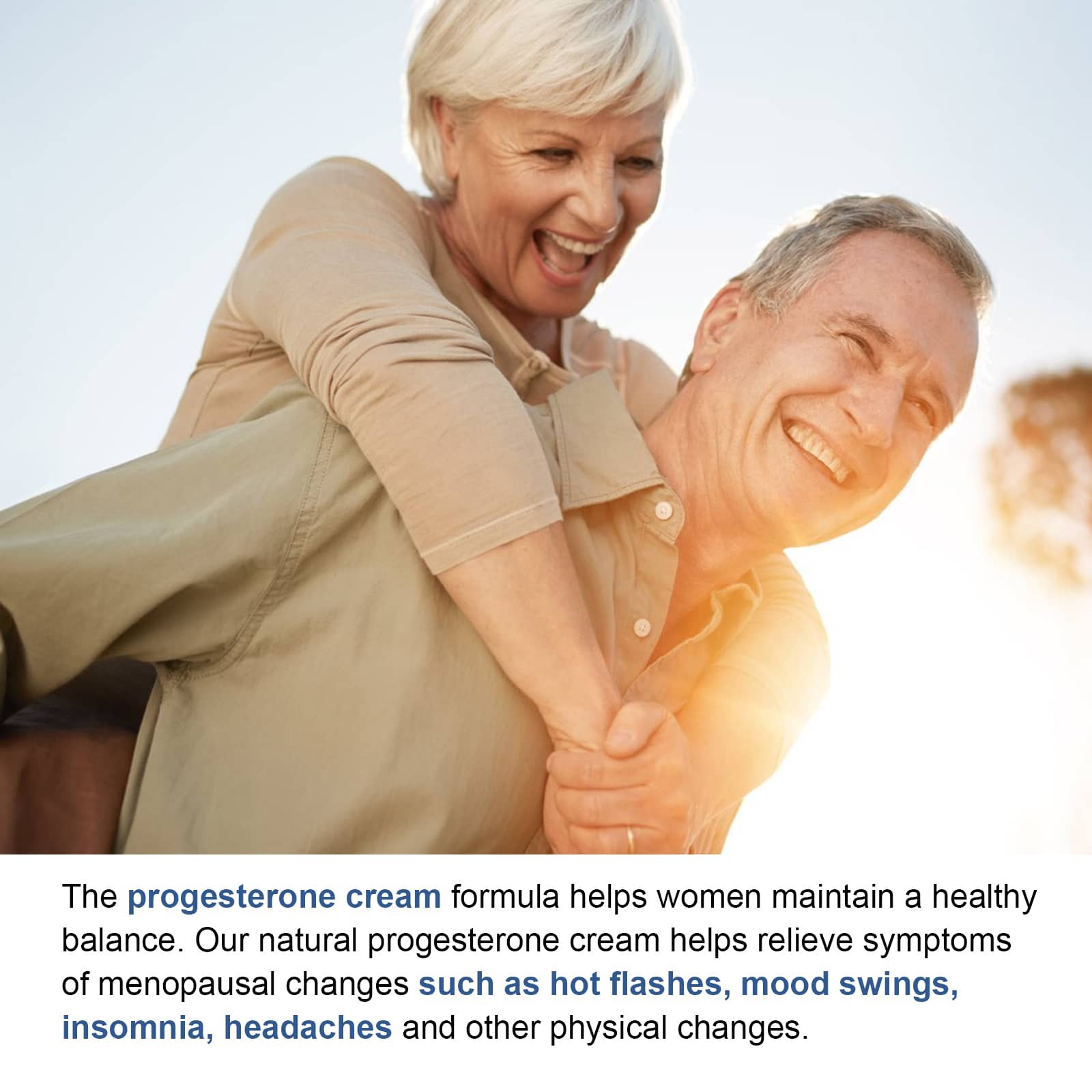 Menopause Progesterone Cream for Women Hormone Balance Bioidentical Estrogen