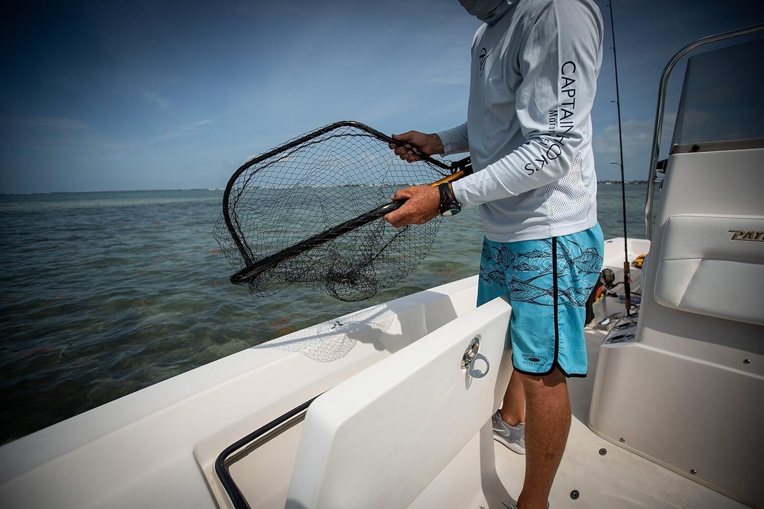 Frabill Power Stow Knotless 24"x 28" Telescoping Fishing Net Model 8510