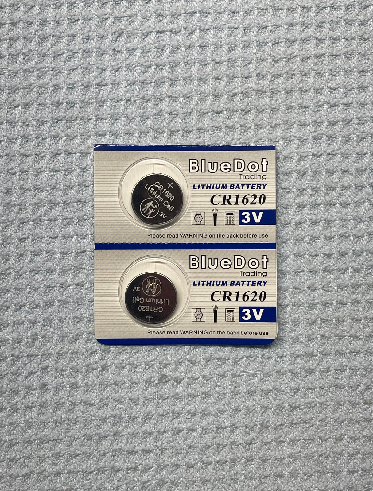 2 Pack CR1620 ( 1620 ) Lithium 3v Battery USA Free SHIP FRESH EXP 12 / 2028