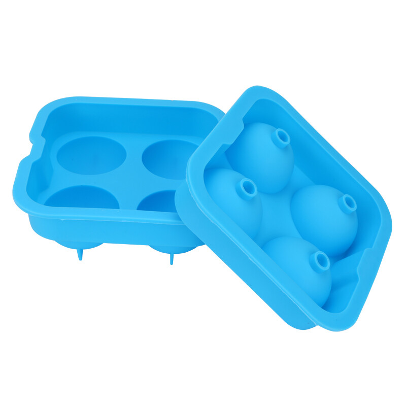 ICE Balls Maker Round Sphere Tray Mold Cube Whiskey Ball Silicone+Water Funnel
