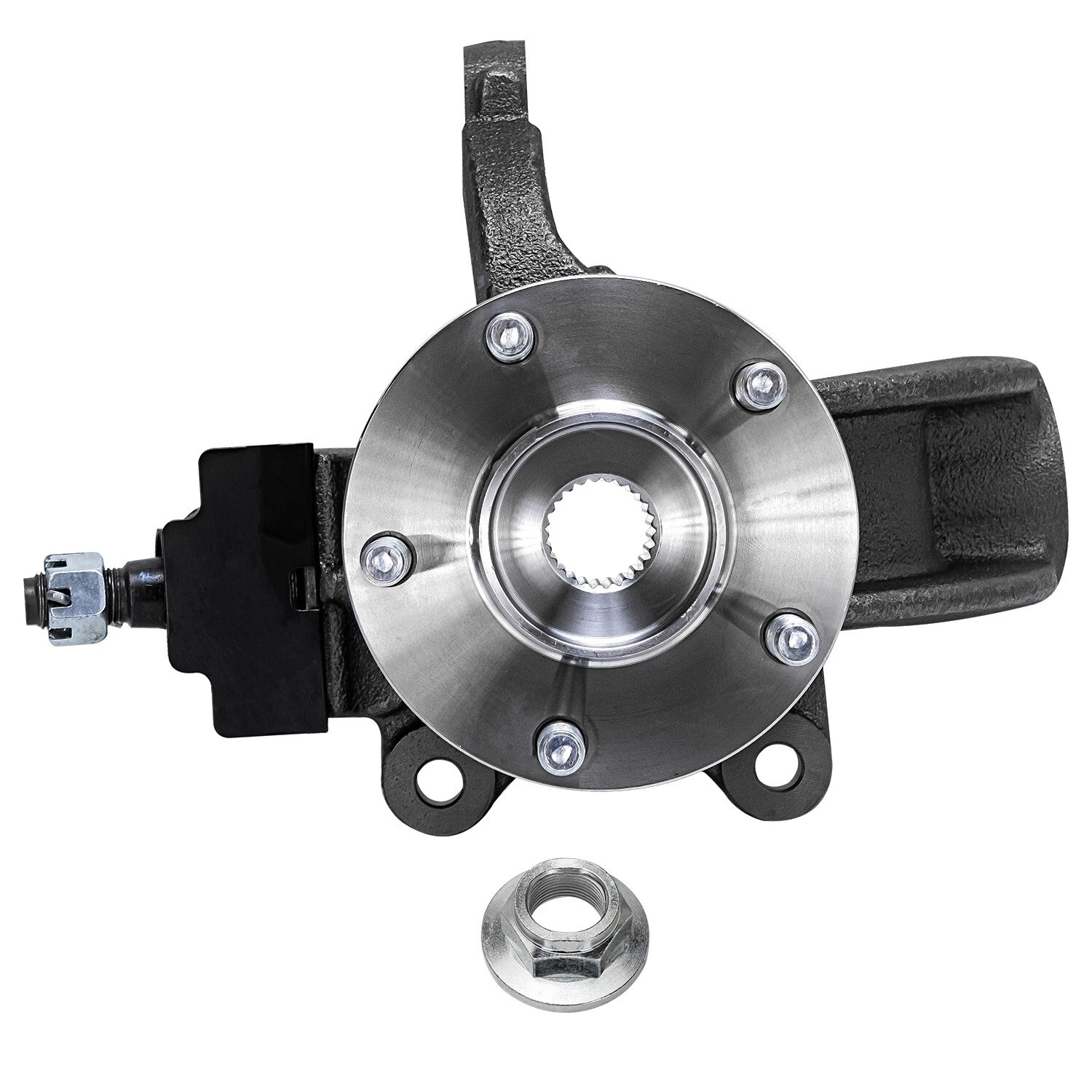 Front Steering Knuckles Wheel Hub Bearings for 2010 - 2013 Ford Transit Connect