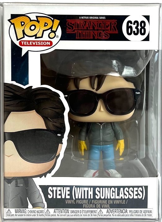 Funko Pop! Stranger Things Steve with Sunglasses #638 with Protector