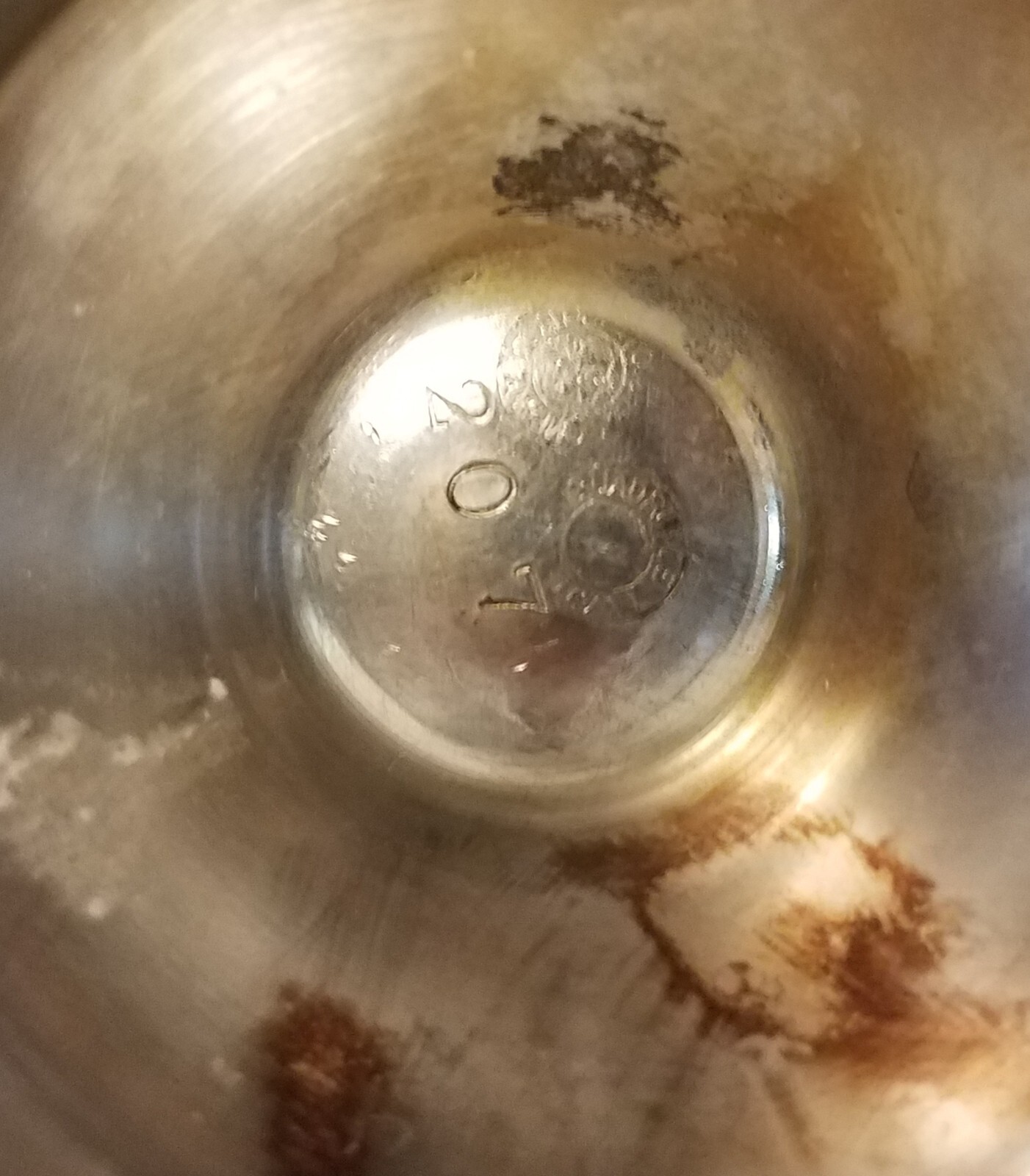 Bride's Basket glass bowl with elaborate silverplate holder