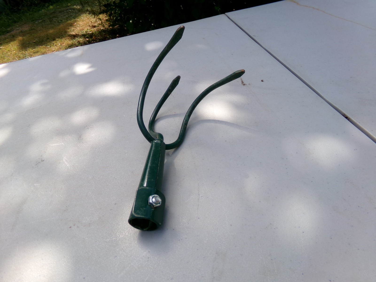 3 Tine Hand Cultivator Rake Claw Garden Tool Head