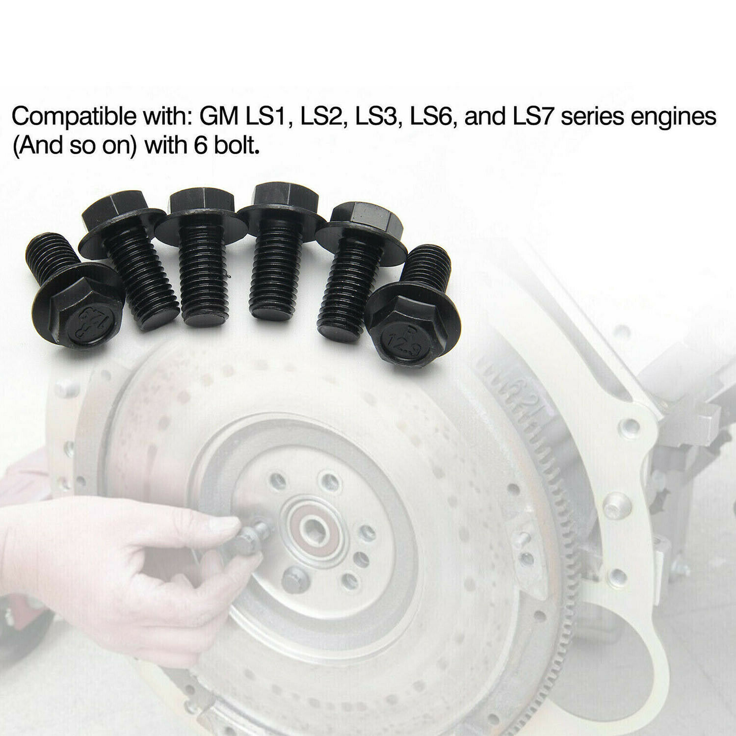 Flywheel Transmission Flexplate Bolts Kit For LS Engines LS1 LS2 LS3 4.8 5.3 6.0