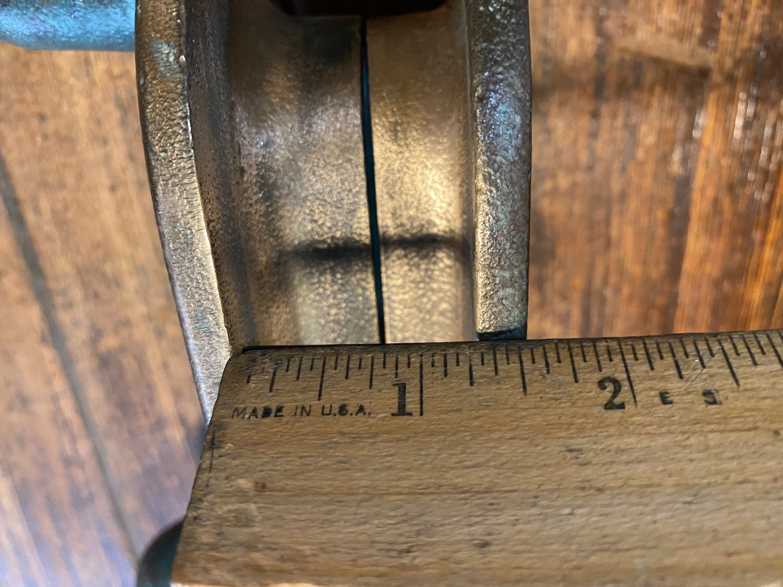 VINTAGE CAST BRONZE COMBINATION CLEAT/HAWSE HOLE 12" LONG (2 avail)